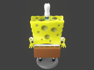 spongebob funny meme sculpture 3d print 3D-printmodel