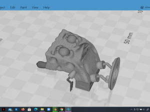spongebob funny meme sculpture 3d print 3D-printmodel