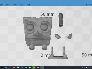 spongebob funny meme sculpture 3d print 3D-printmodel