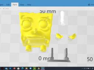 spongebob funny meme sculpture 3d print 3D-printmodel