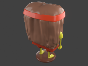 spongebob hippie meme sculpture 3d print 3D-Druckmodell