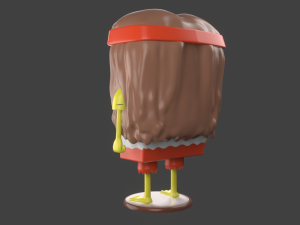 spongebob hippie meme sculpture 3d print 3D-Druckmodell