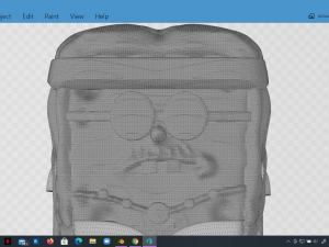 spongebob hippie meme sculpture 3d print 3D-Druckmodell