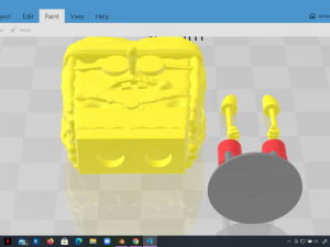 spongebob hippie meme sculpture 3d print 3D-Druckmodell