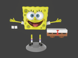 7 printable models spongebob memes pack print Modelo de Impressão 3D