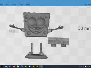 7 modelos imprimibles de memes de bob esponja pack print Modelo de impresión 3D