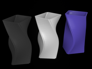 pack 3 flower vase 3d printable models 3D Принт Модель