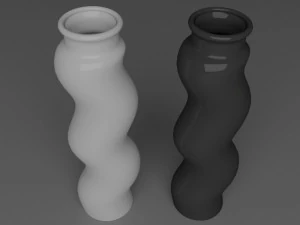 pack 3 flower vase 3d printable models 3D Print Model