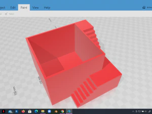 elegant pot plant with stairs 3d printable 3D Print Model