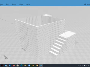 elegant pot plant with stairs 3d printable 3D Print Model