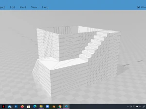 elegant pot plant with stairs 3d printable 3D Print Model