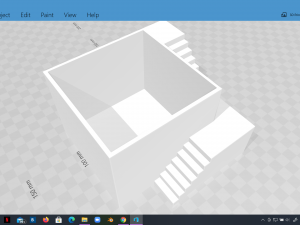 elegant pot plant with stairs 3d printable Model Cetak 3D