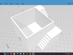 elegant pot plant with stairs 3d printable 3D Print Model