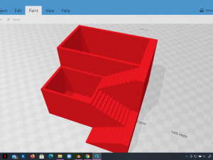 elegant pot plant 2 with stairs 3d printable 3d print model 3D Принт Модель