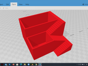 elegant pot plant 2 with stairs 3d printable 3d print model 3D Принт Модель