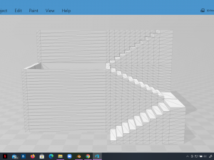 elegant pot plant 2 with stairs 3d printable 3d print model 3D Принт Модель
