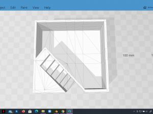 elegant pot plant 3 with stairs 3d printable 3d print model 3D 打印模型