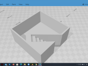 elegant pot plant 3 with stairs 3d printable 3d print model 3D 打印模型
