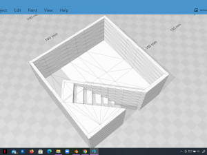 elegant pot plant 3 with stairs 3d printable 3d print model 3D 打印模型