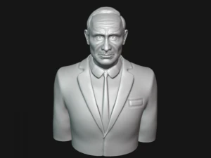vladimir putin bust 3d printable model 3D Print Model