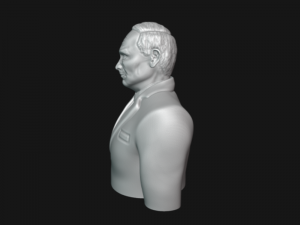vladimir putin bust 3d printable model Model Cetak 3D
