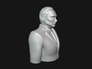 vladimir putin bust 3d printable model Model Cetak 3D