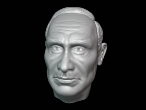vladimir putin head detailed 3d printable 3D Print Model