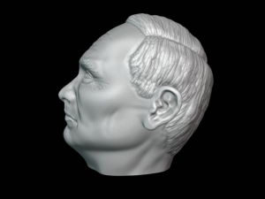 vladimir putin head detailed 3d printable Modello di stampa 3D