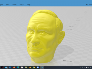 vladimir putin head detailed 3d printable Modello di stampa 3D