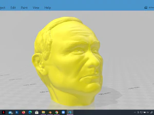 vladimir putin head detailed 3d printable 3D Print Model