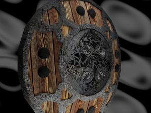 ancient shield Model 3D