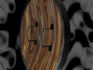 ancient shield Model 3D