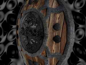 ancient shield Model 3D