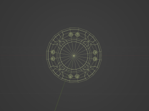 ancient shield Model 3D