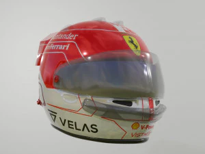 Helm Poli rendah Model 3D