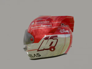 Helmet Low-poly 3D Model