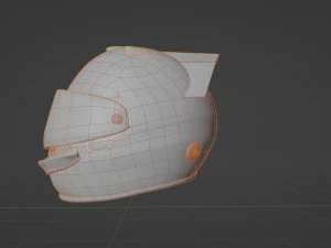 Helmet Low-poly 3D Model