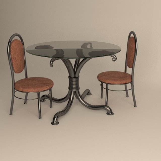 table Modèle 3D .c4d .max .obj .3ds .fbx .stl .blend 