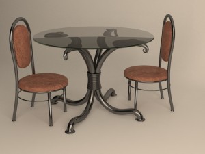 table Modelo 3D