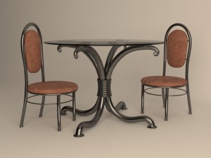 table Modèle 3D