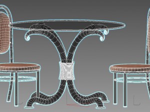 table Modèle 3D