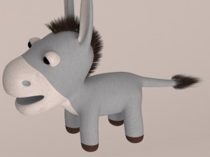 donkey Modelo 3D