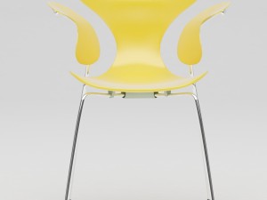 yellow chair Modelo 3D