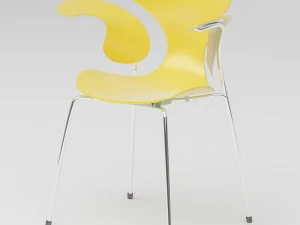 yellow chair 3D Model