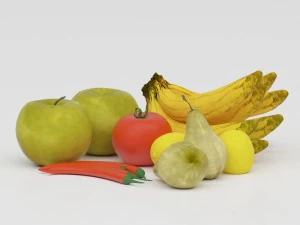 frutta Modello 3D