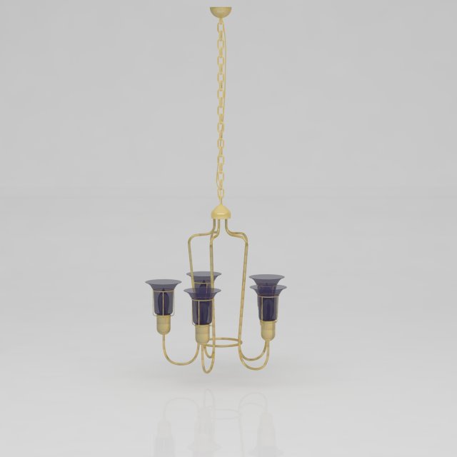 chandelier 3D Модель .c4d .max .obj .3ds .fbx .stl .blend 