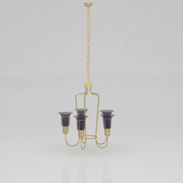 chandelier 3D Model .c4d .max .obj .3ds .fbx .stl .blend 