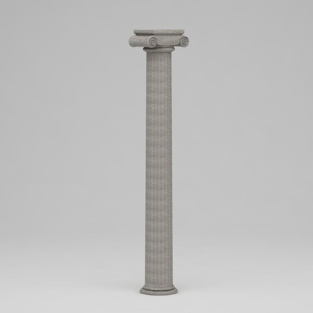 column 3D Model .c4d .max .obj .3ds .fbx .stl .blend 