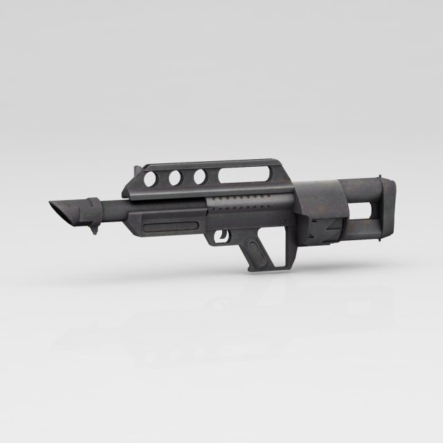 jackhammer 3D Model .c4d .max .obj .3ds .fbx .stl .blend