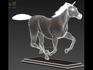 horse statue 3D Model